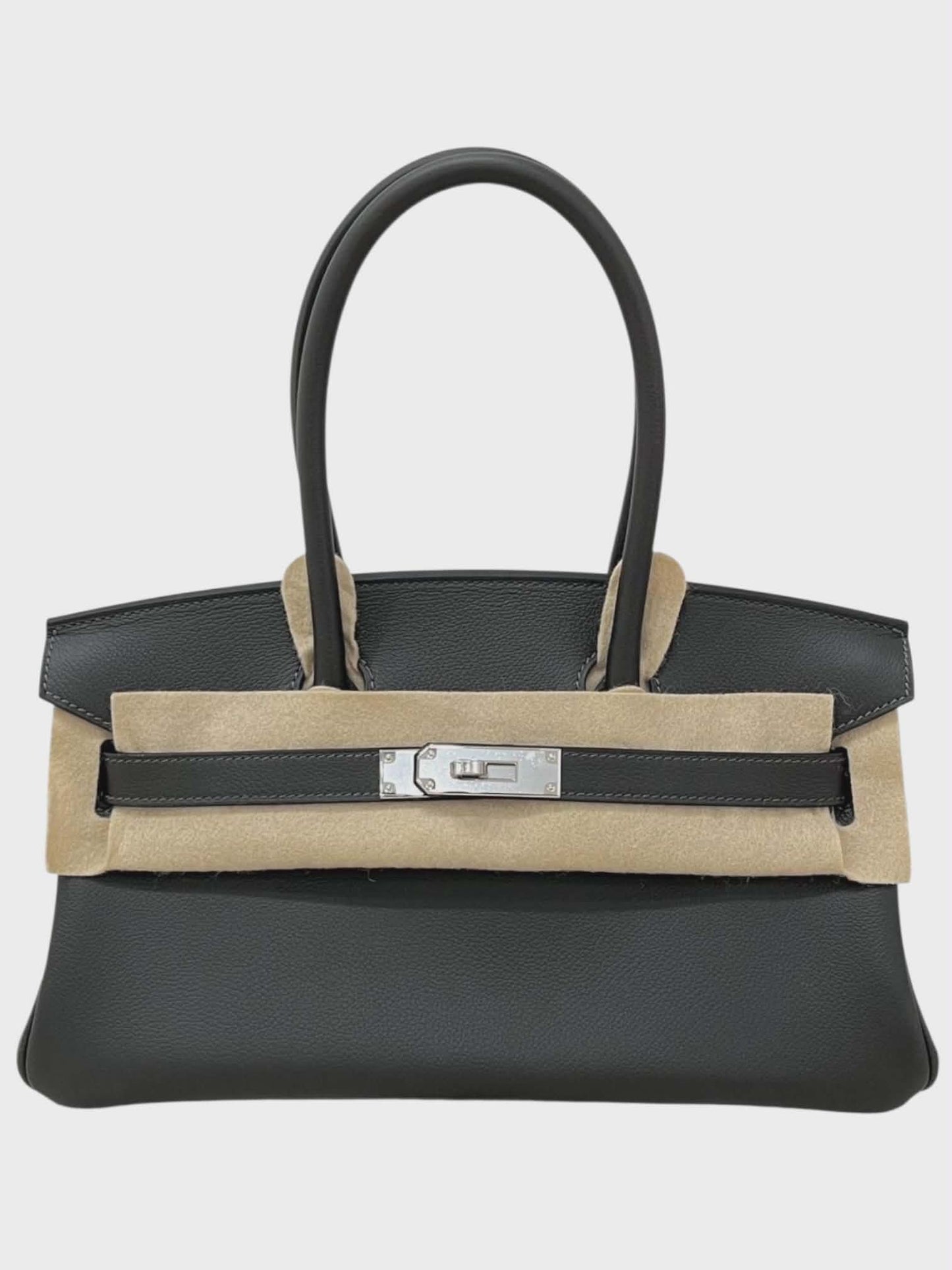 Hermes Birkin Shoulder 29 Vert Bronze Evercolor PHW