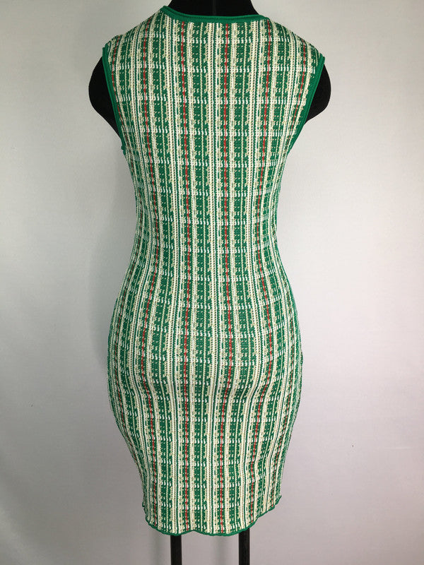 Bandage Green Dress