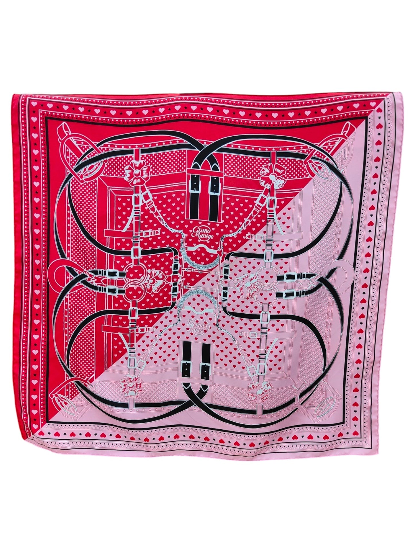 Hermes Scarf Silk Pink