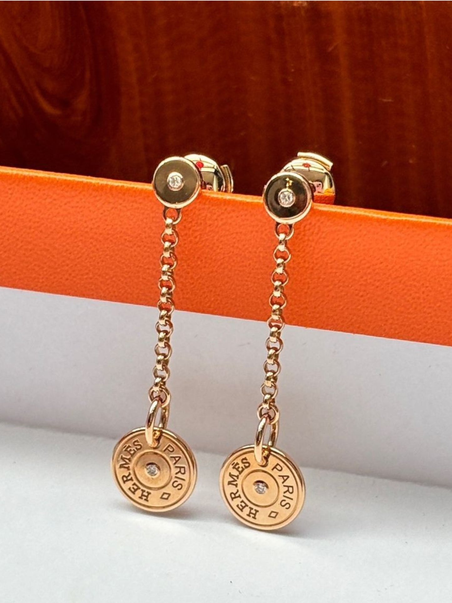 Hermes Earring Women Gambade 18K RGHW