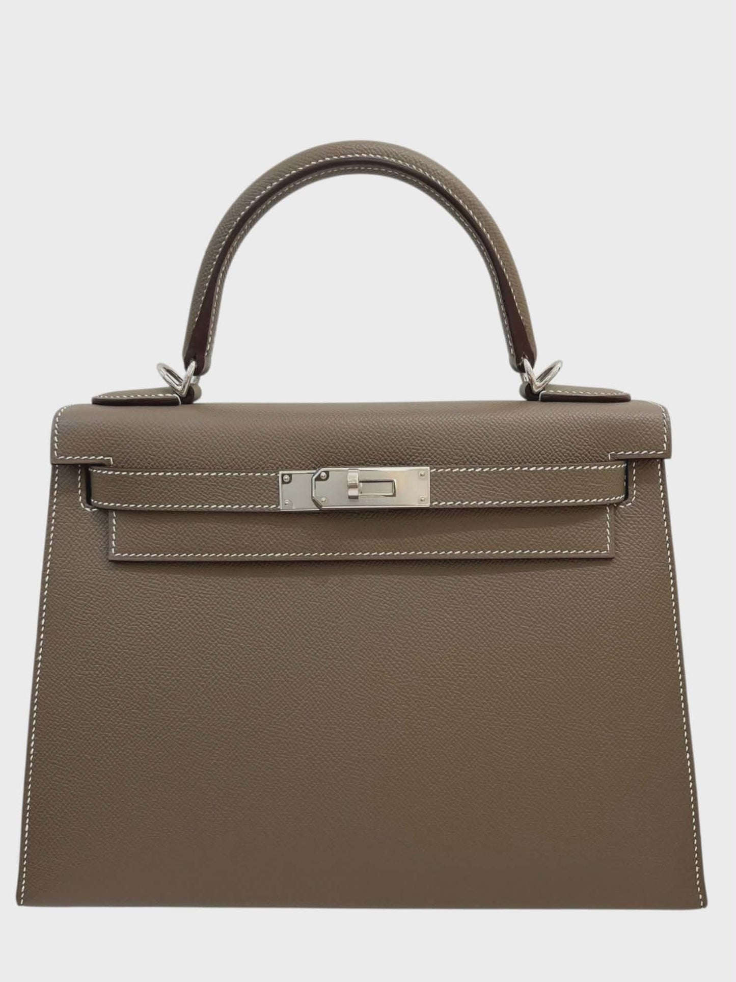 Hermes Kelly Sellier 28 Etoupe Epsom PHW