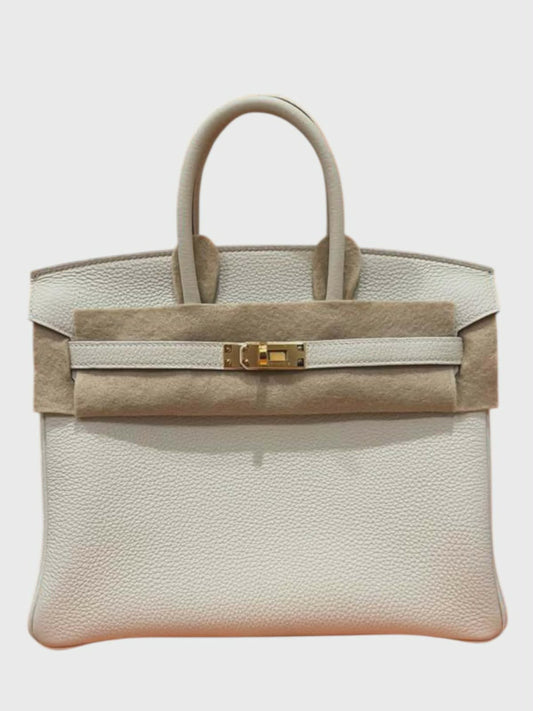 Hermes Birkin Retourne 25 Mushroom Togo GHW