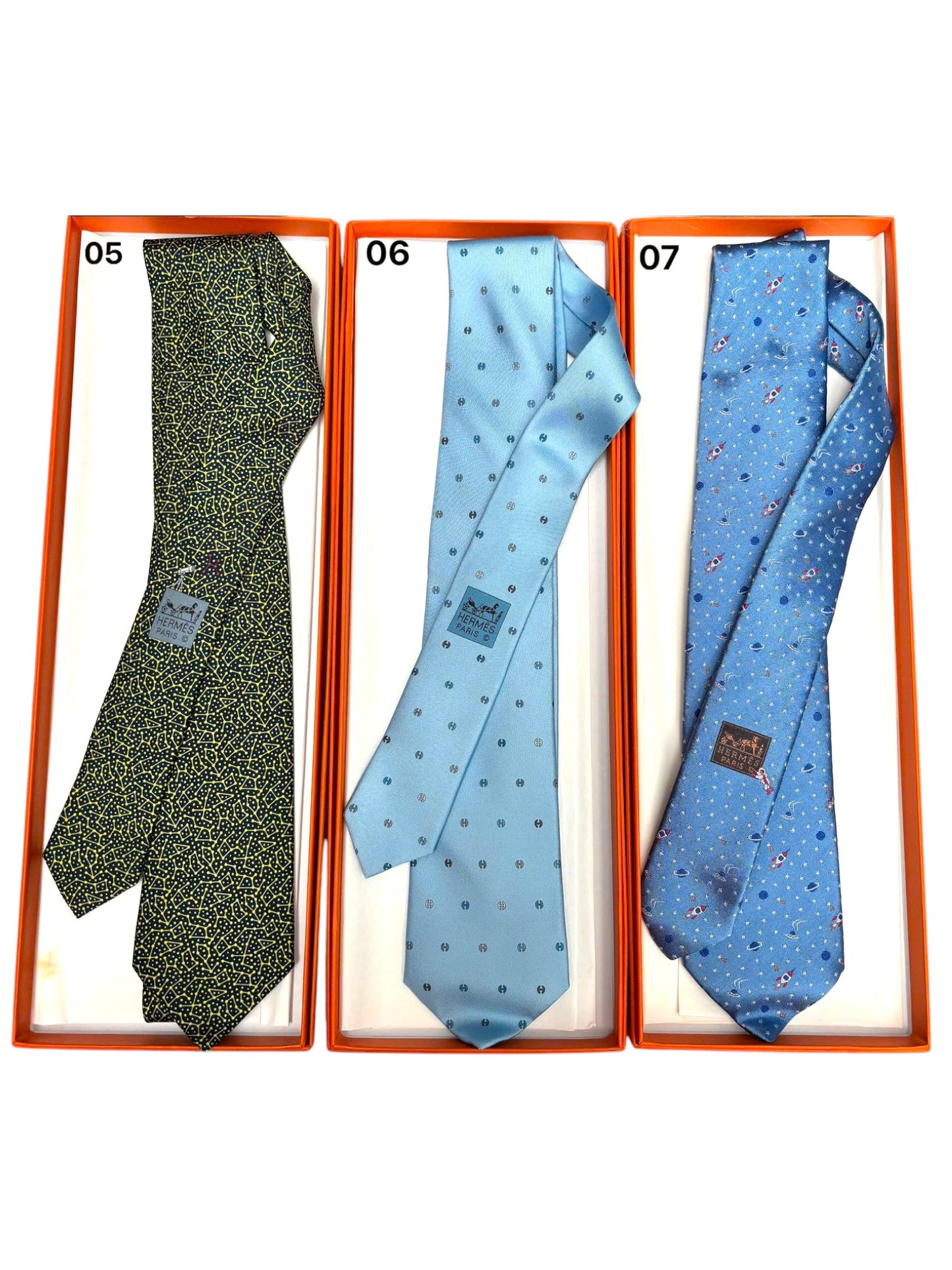 Hermes Cravate Tonneau Tie