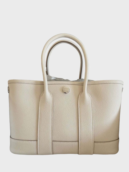 Hermes Garden Party Mini 23 Craie Negonda PHW