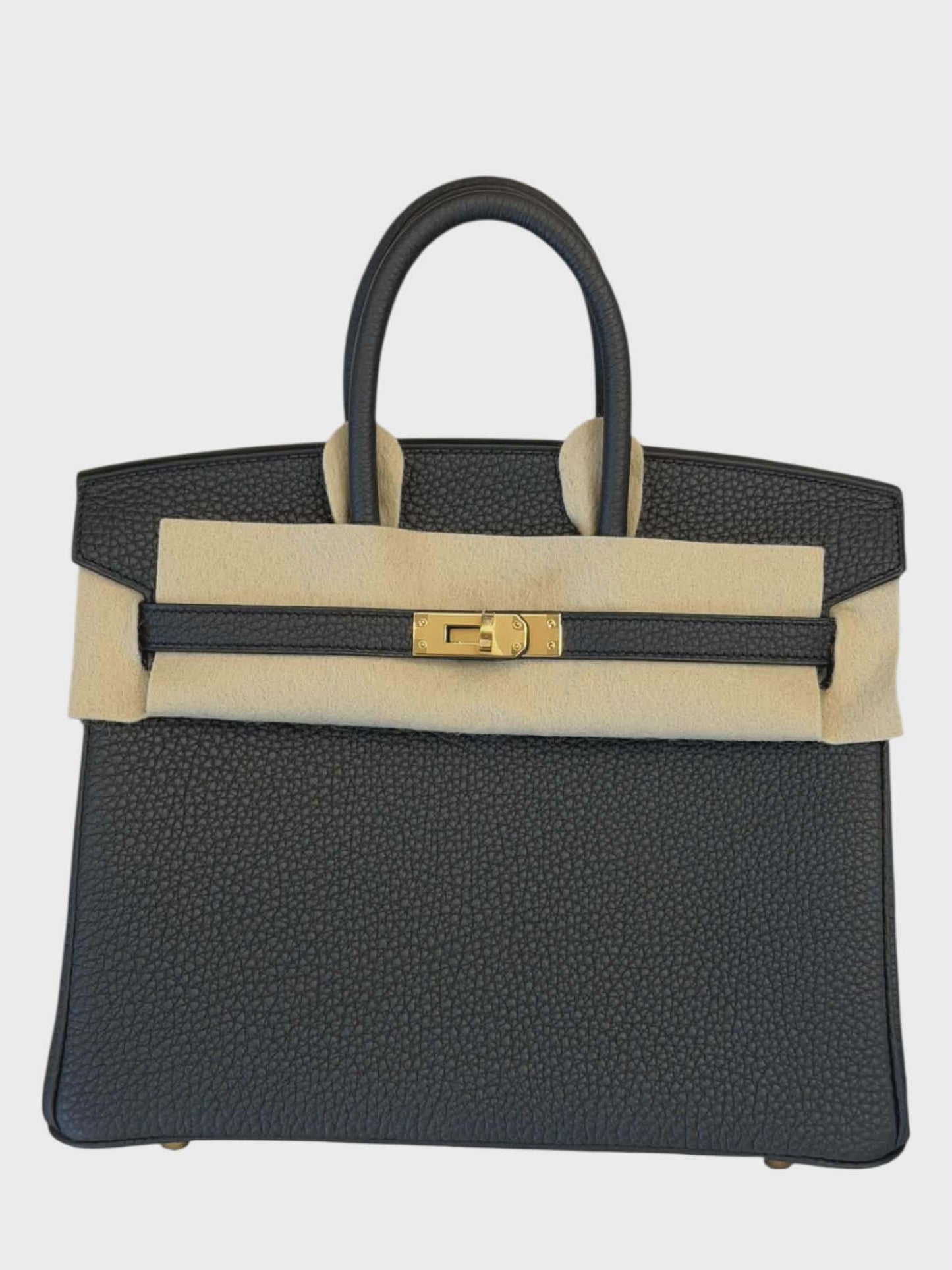 Hermes Birkin Retourne 25 Plomb Togo GHW