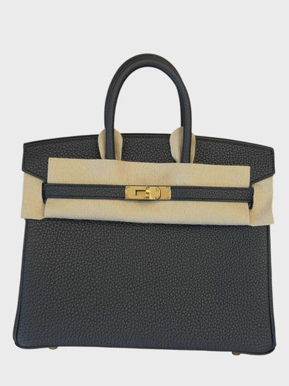 Hermes Birkin Retourne 25 Plomb Togo GHW