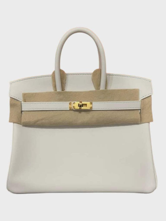 Hermes Birkin Retourne 25 New White Swift GHW