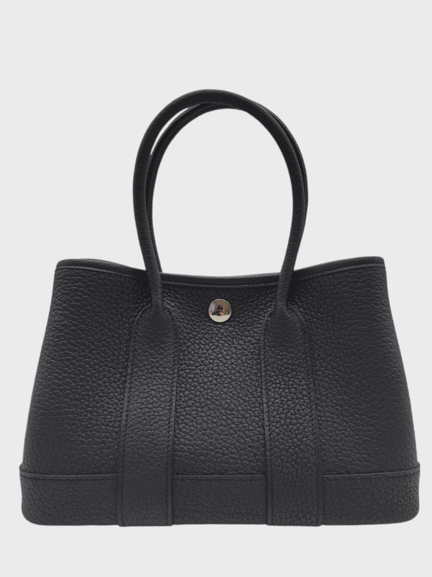 Hermes Garden Party Mini Noir Negonda PHW