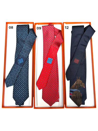 Hermes Cravate Tonneau Tie