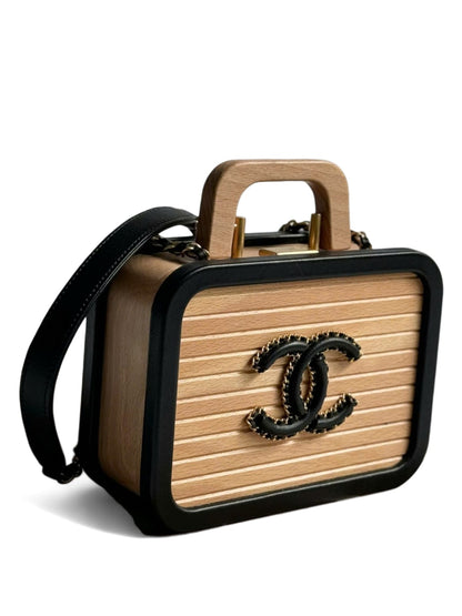 Chanel Vanity Beech Wood Trunk Bag Liminted Edition AGHW 22C