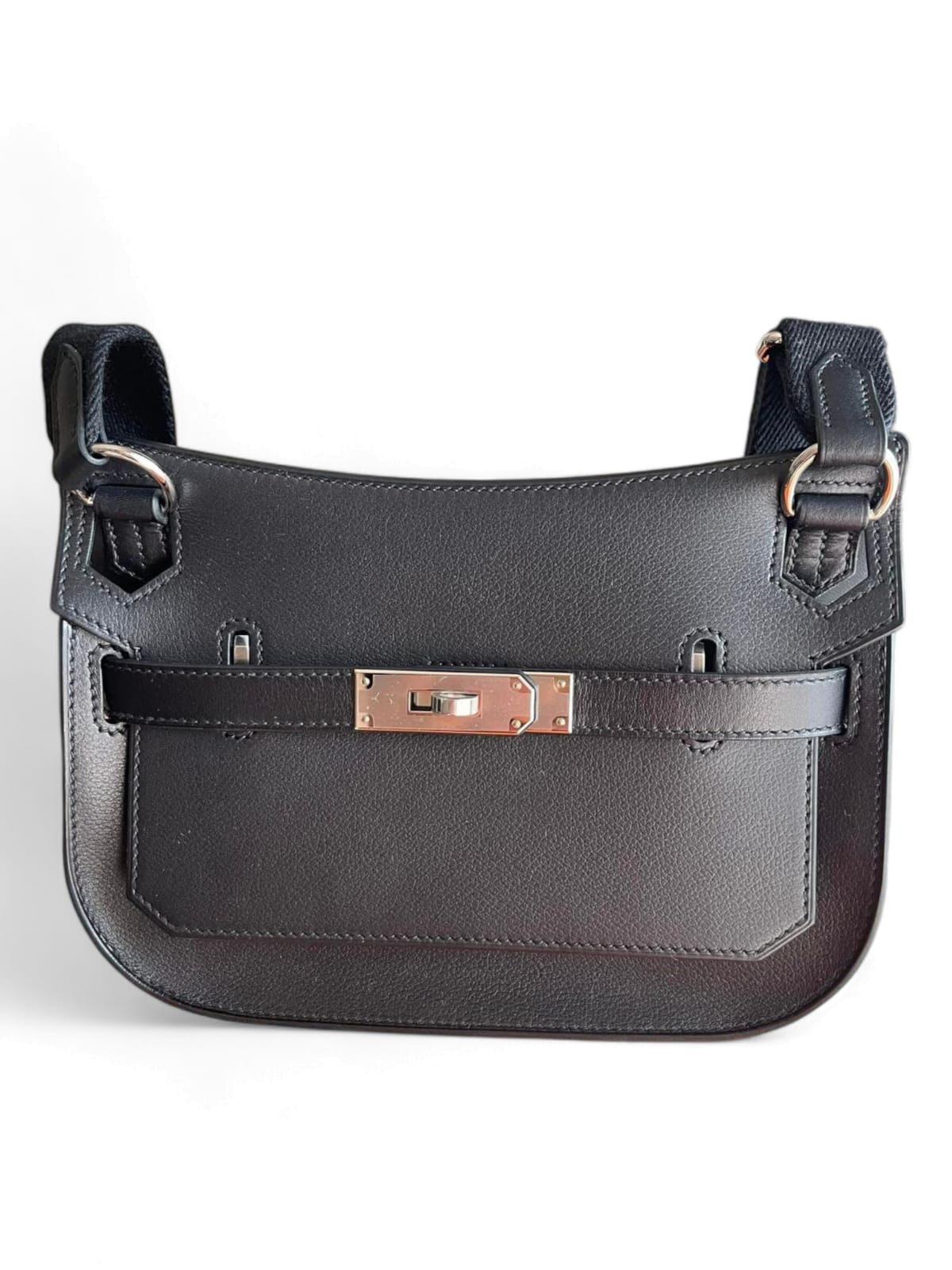 Hermes Jypsiere Mini Noir Evercolor PHW