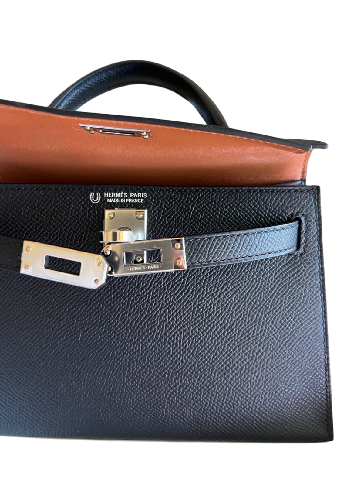 Hermes Kelly Sellier 20 Hss Noir & Gold Epsom PHW