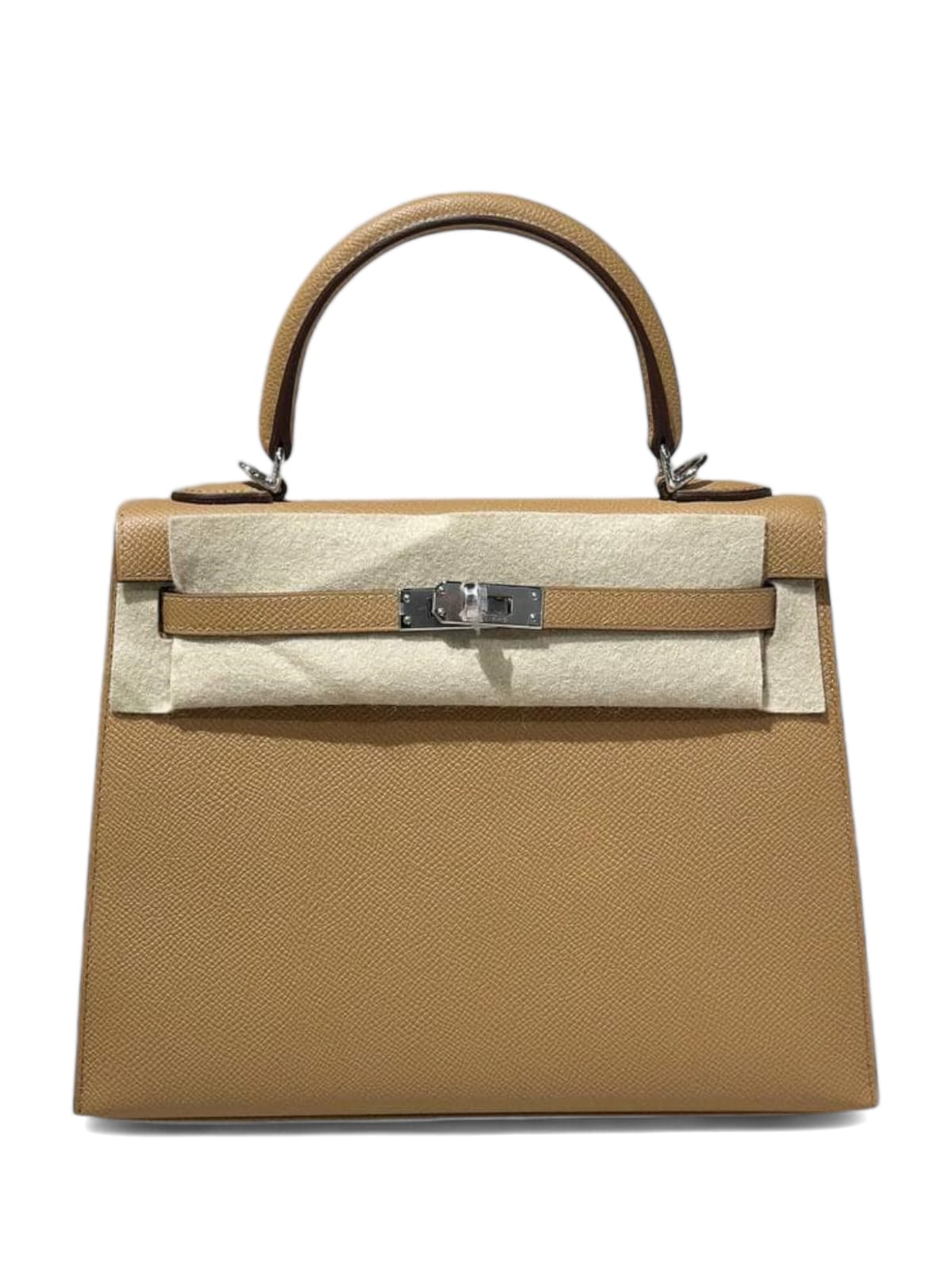 Hermes Kelly Sellier 25 Biscuit Epsom PHW