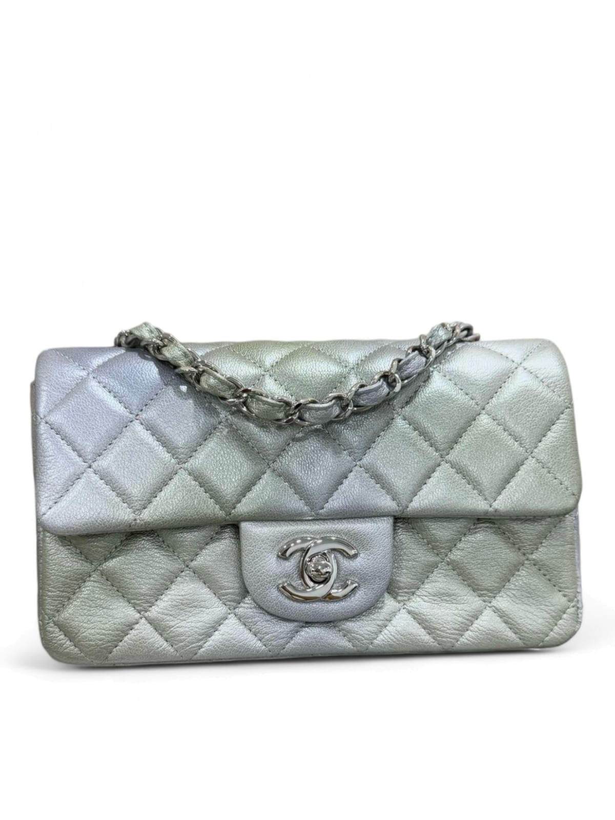 Chanel Rectangular Mini Ombre Goatskin SHW