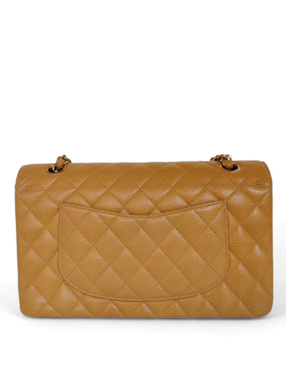 Chanel Classic Vintage Medium Beige Caviar GHW