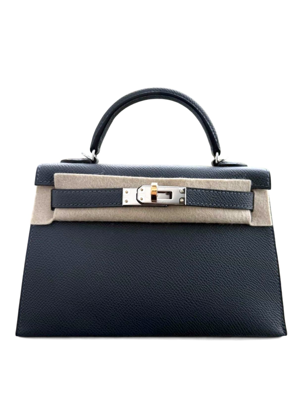 Hermes Kelly Sellier 20 Gris Misty Epsom Electrum Gold & Paladium Hardware