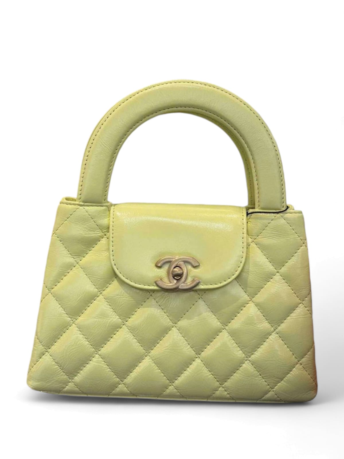 Chanel Kelly Mini Green Lambskin AGHW 25C