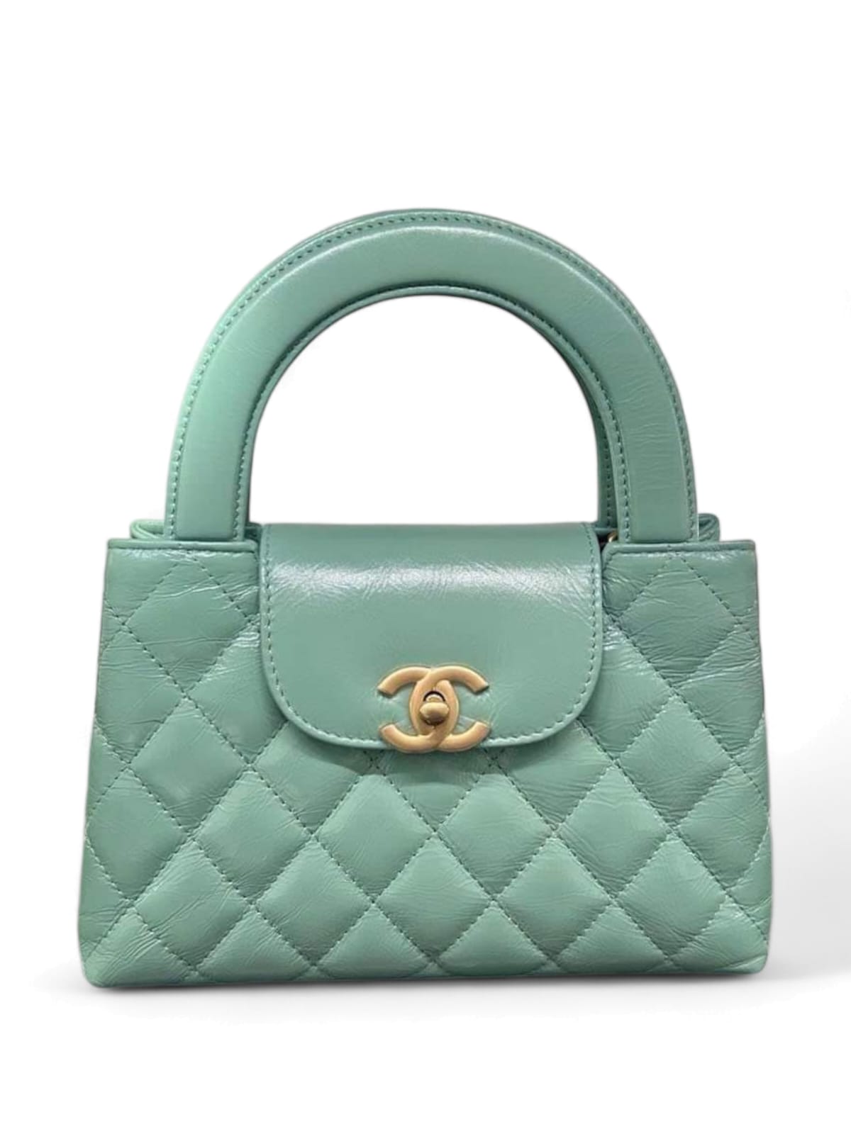 Chanel Kelly Mini Mint Lambskin AGHW 25C