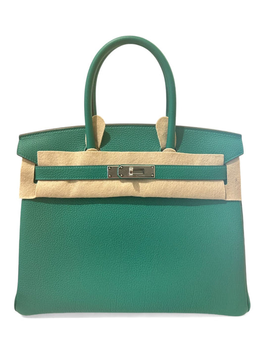 Hermes Birkin Retourne 30 Vert Vertigo Togo PHW