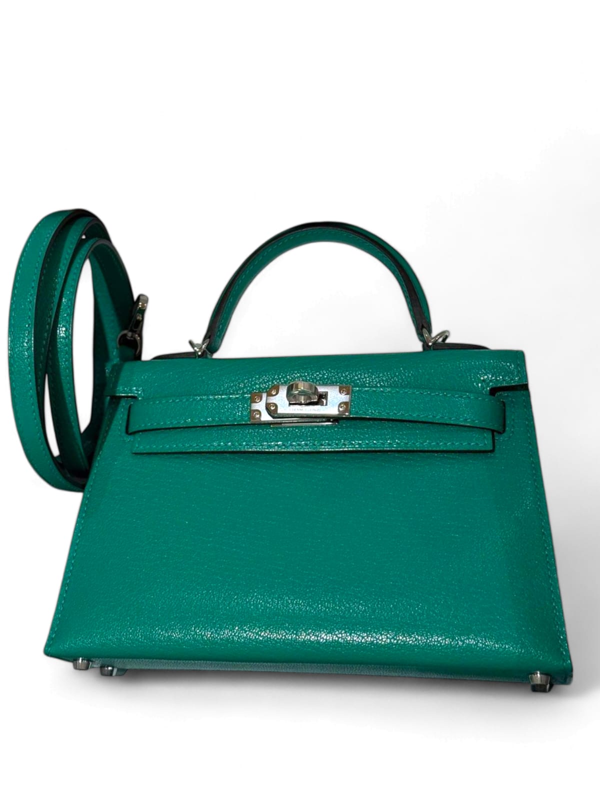 Hermes Kelly Sellier 20 Menthe Chevre PHW