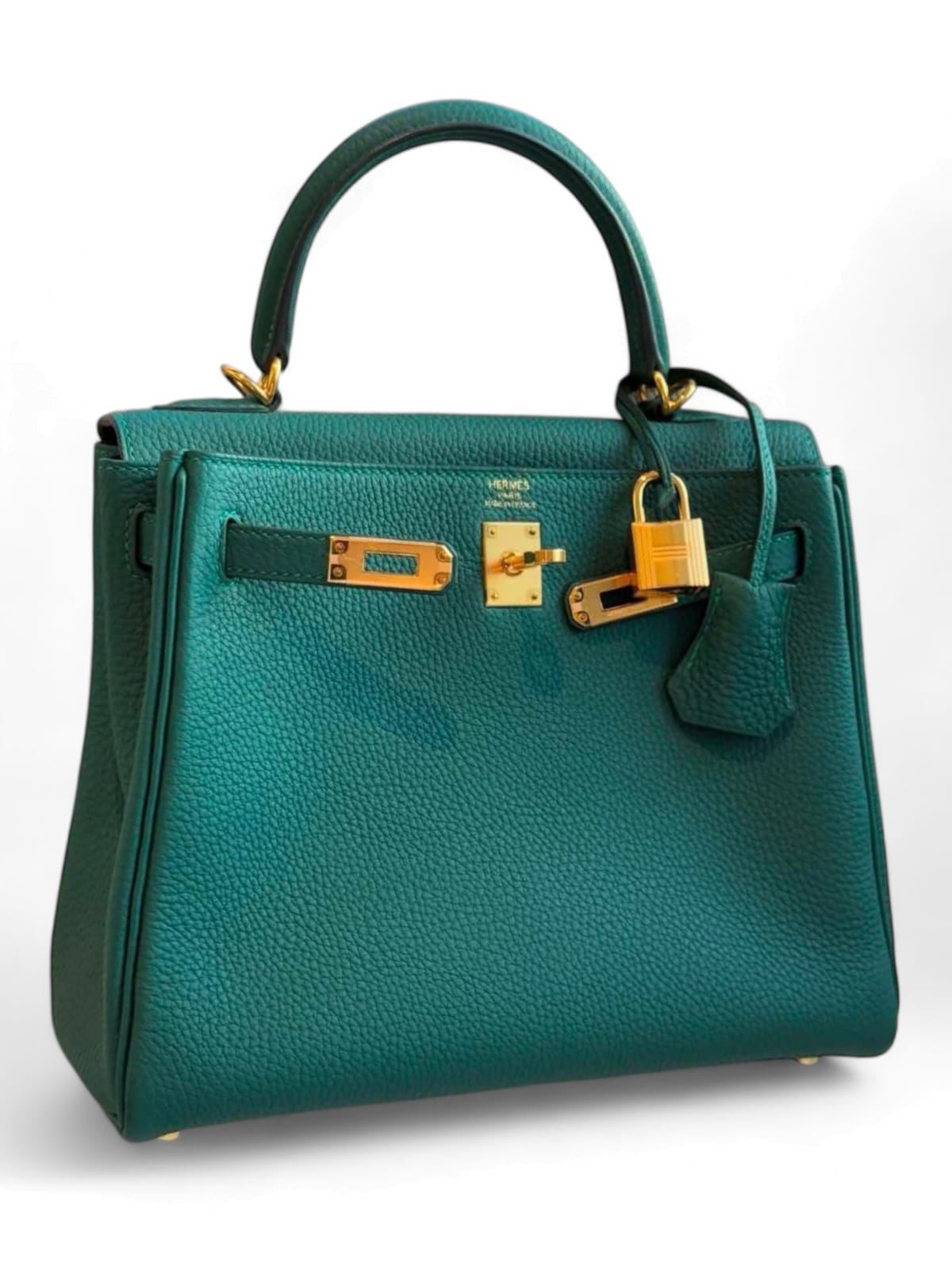 Hermes Kelly Retourne 25 Malachite Togo GHW