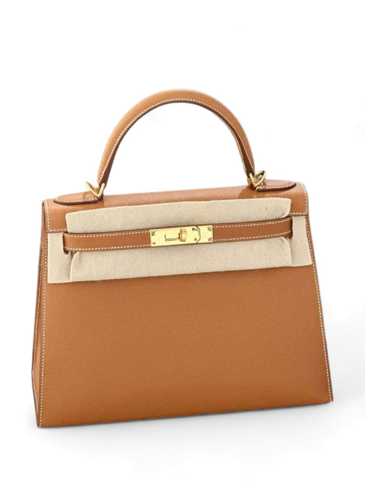 Hermes Kelly Sellier 28 Gold Epsom GHW