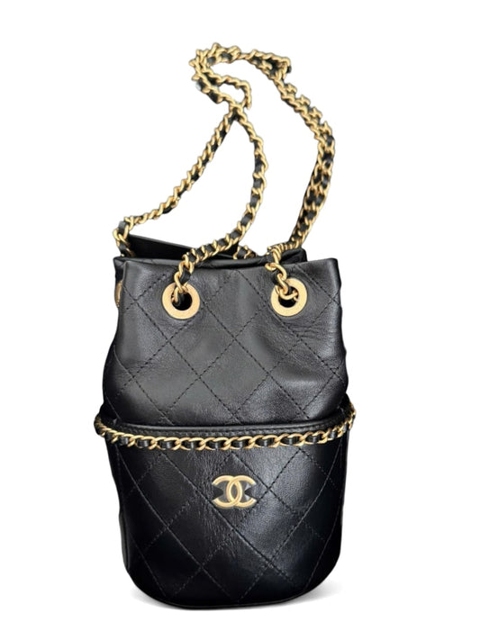 Chanel Chain Around Black Lambskin AGHW