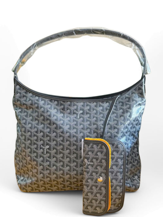 Goyard Saint Louis PM Grey Canvas SHW