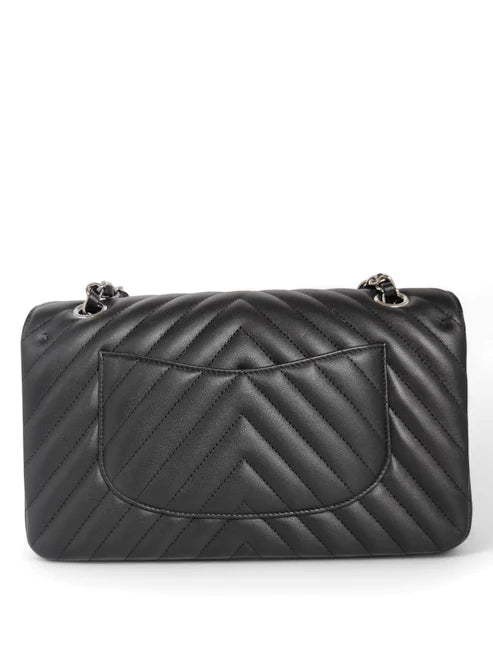 Chanel Classic Medium Chevron Lambskin SHW