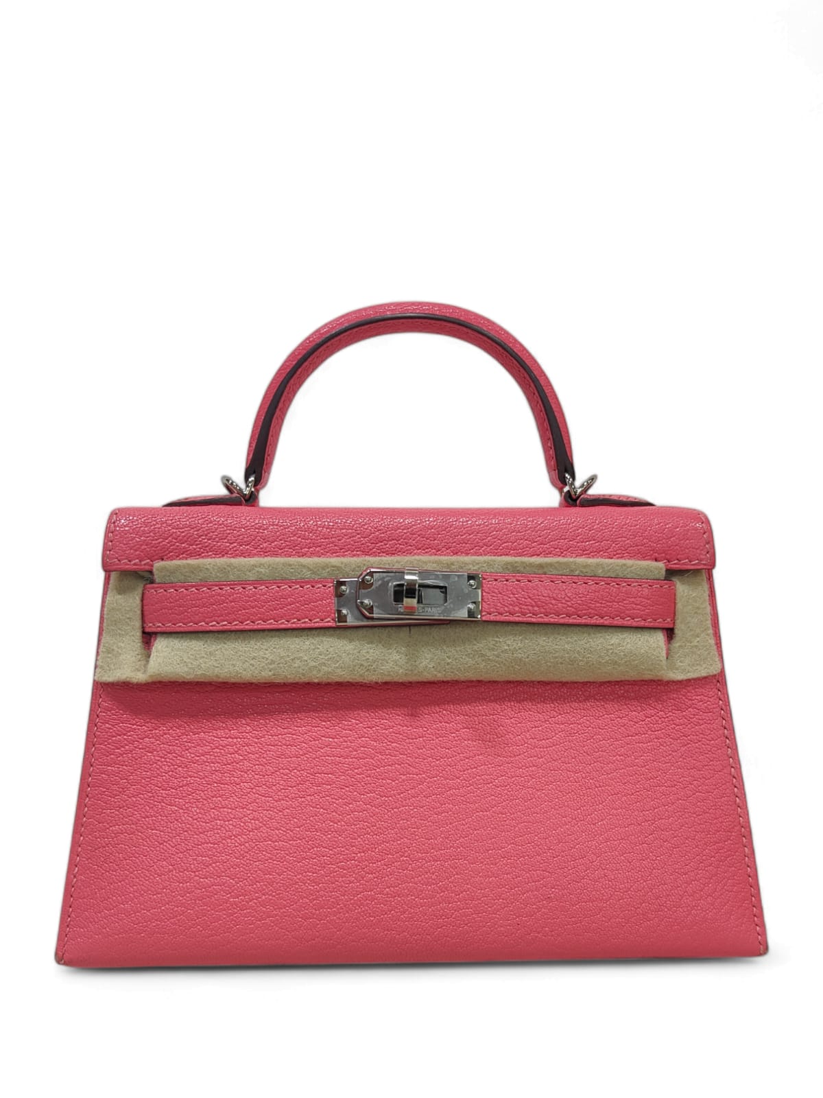 Hermes Kelly Sellier 20 Rose Lipstick Chevre PHW