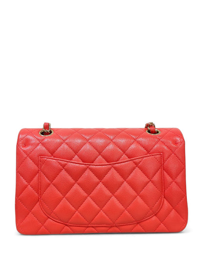 Chanel Classic Small Red Caviar LGHW