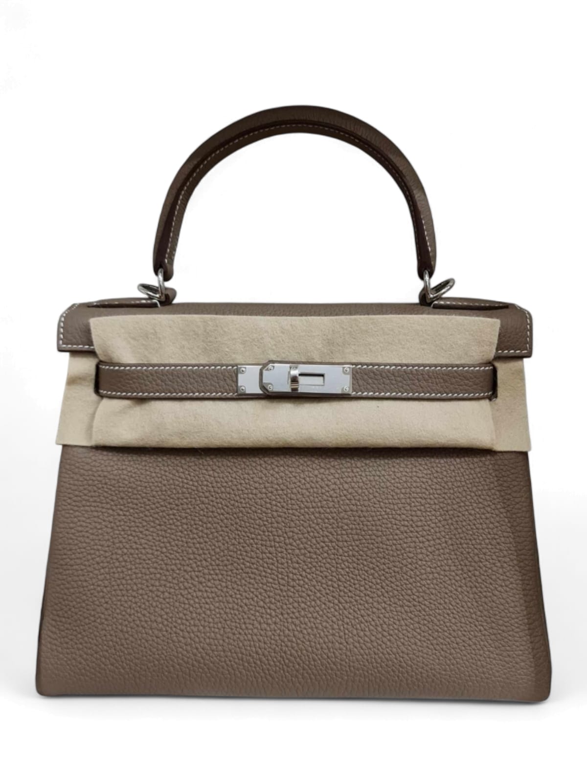 Hermes Kelly Retourne 28 Etoupe Togo PHW