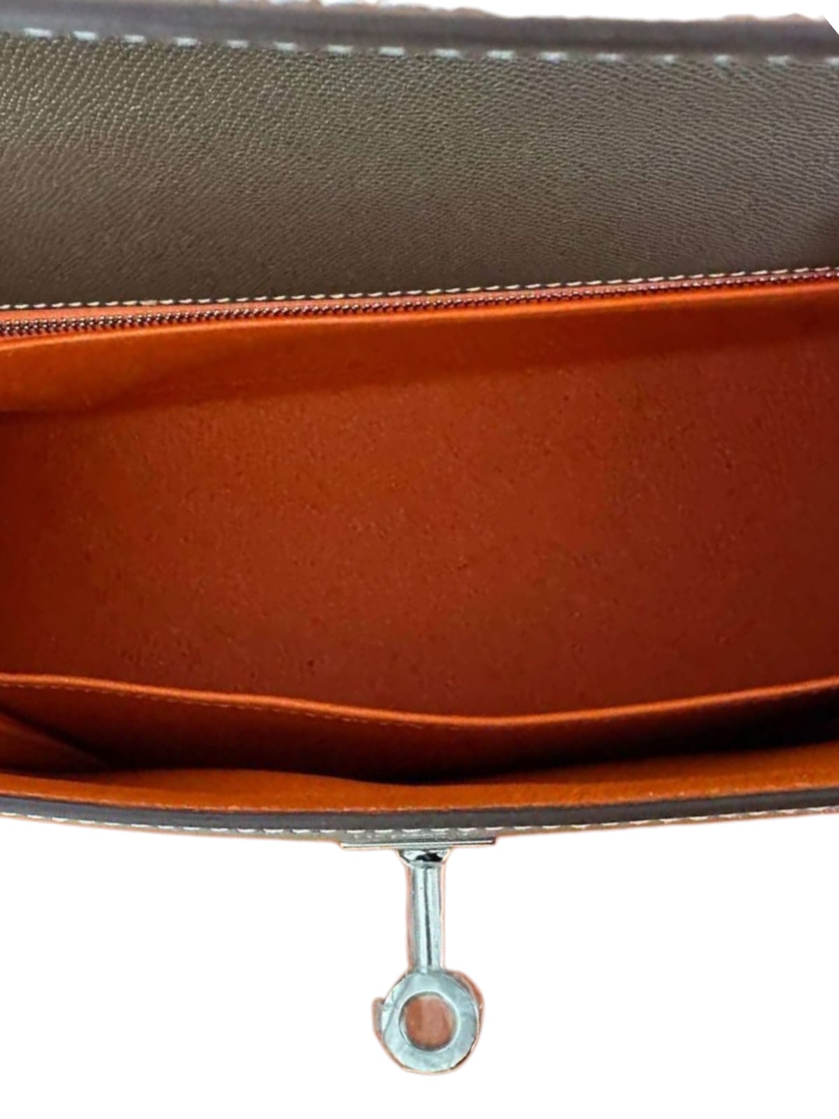 Hermes Kelly Sellier 25 Etoupe Madame PHW