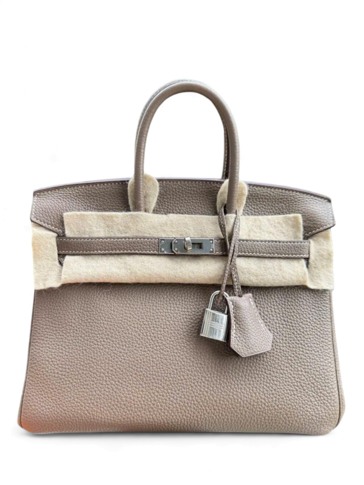 Hermes Birkin Retourne 25 Etoupe Togo PHW