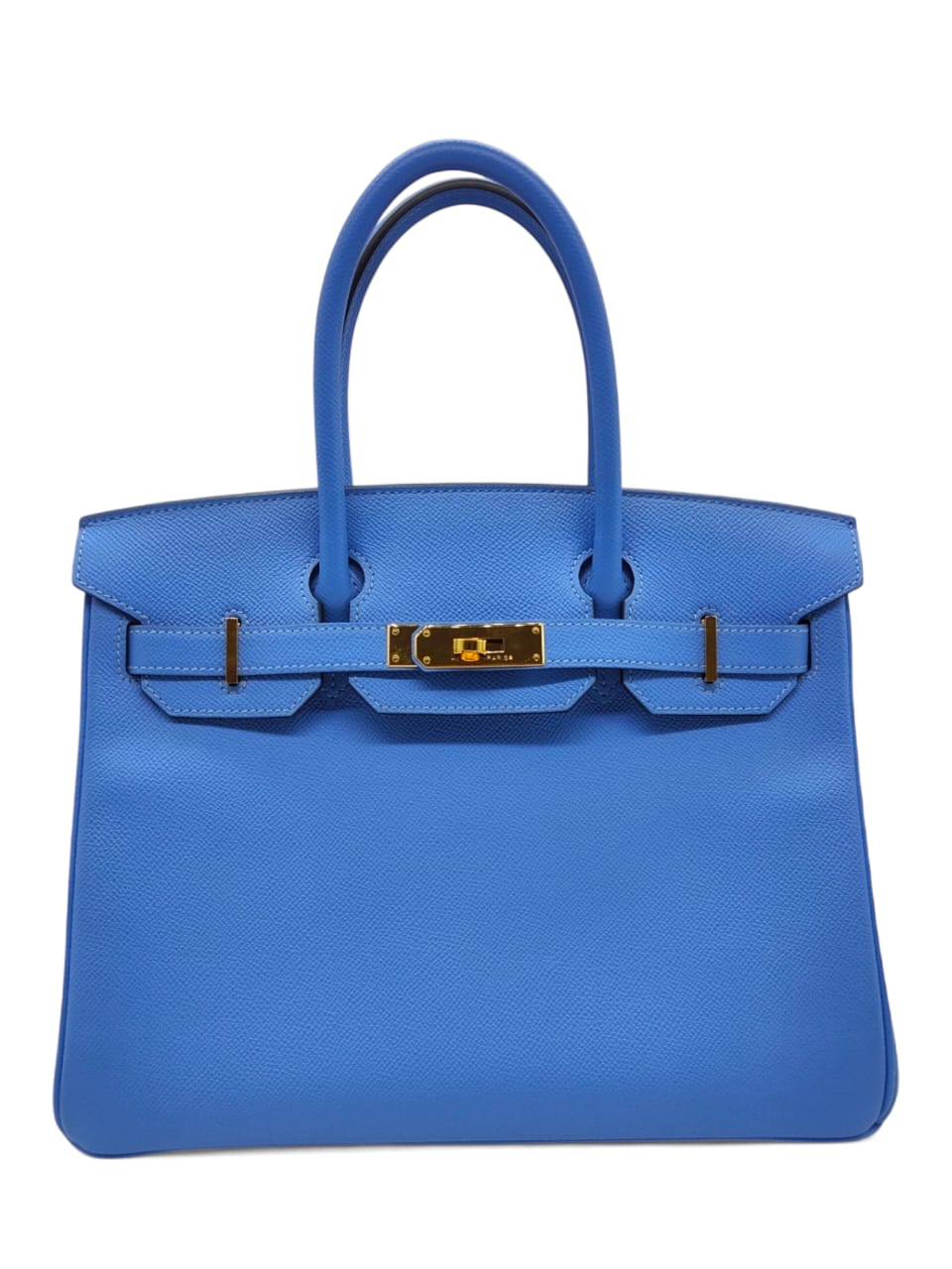 Hermes Birkin Retourne 30 Blue Paradise Epsom GHW