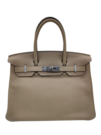 Hermes Birkin Retourne 30 Gris Tourterelle Togo PHW