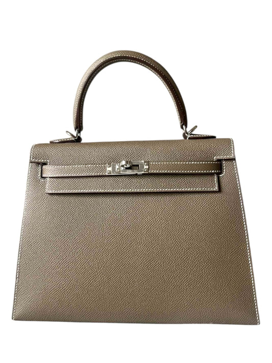Hermes Kelly Sellier 25 Etoupe Epsom PHW