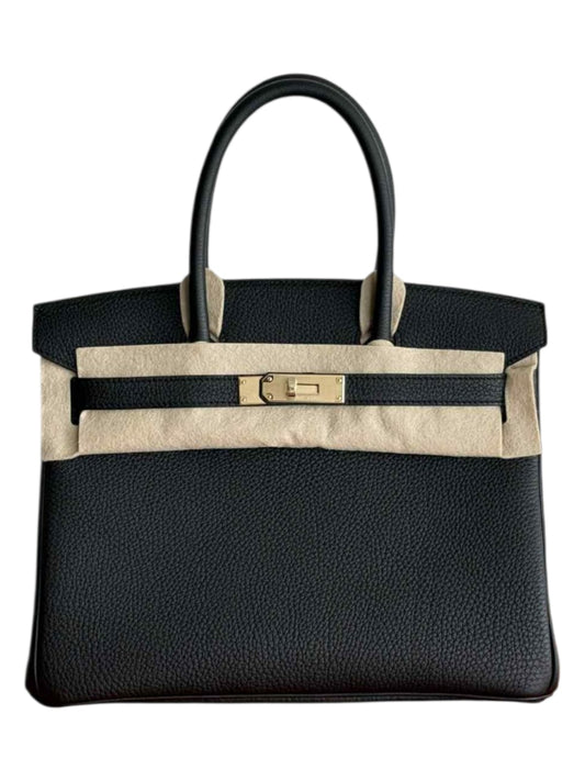 Hermes Birkin Retourne 30 Noir Togo Permabrass Hardware