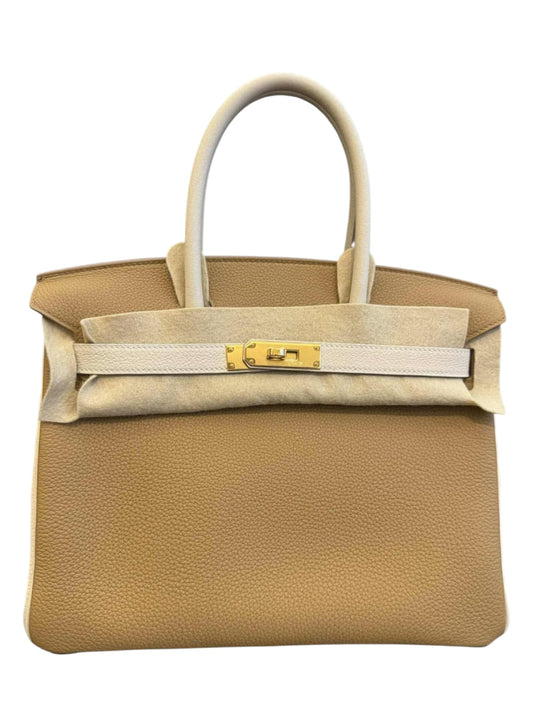 Hermes Birkin Retourne 30 Hss Biscuit & Craie TogoRGHW