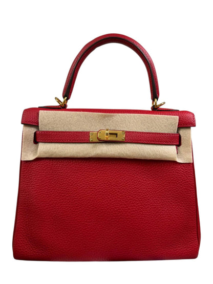 Hermes Kelly Retourne 25 Rough Casaque GHW
