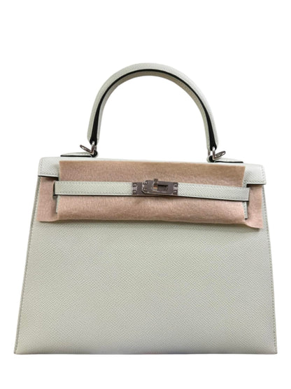 Hermes Kelly Sellier 25 Vert Fizz Epsom PHW
