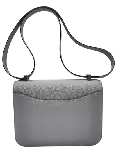 Hermes Constance 1-24 Gris Pantine Epsom Brushed Hardware