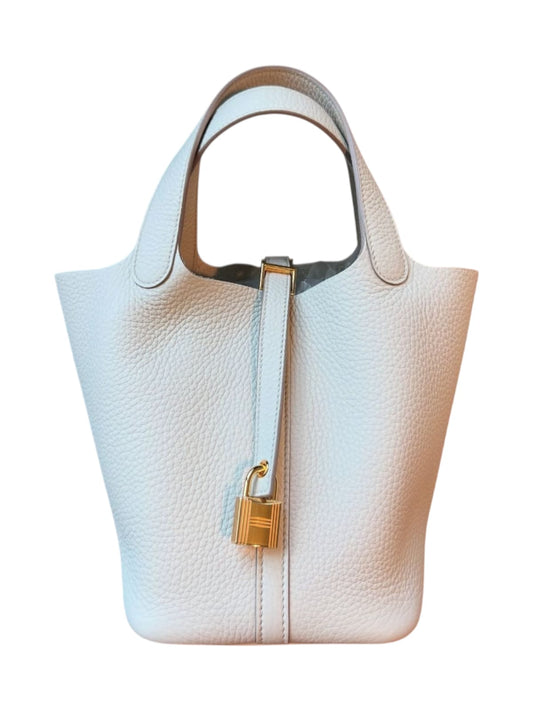 Hermes Picotin 18 Beton Clemence GHW