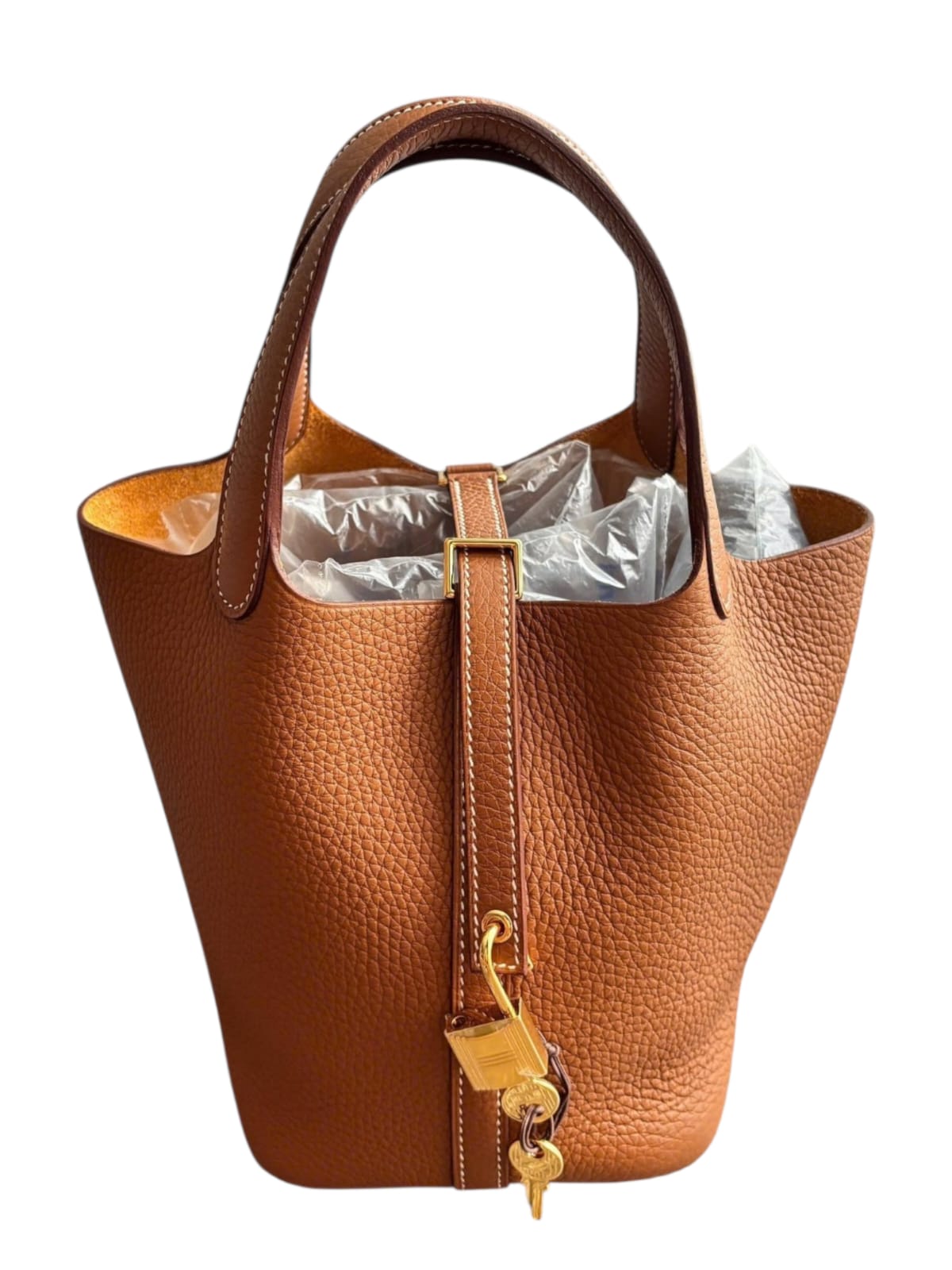 Hermes Picotin 18 Gold Clemence GHW