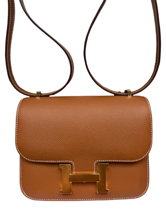 Hermes Constance 18 Gold Epsom GHW