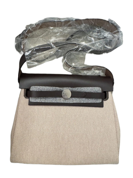 Hermes Herbag Mini Ebene Canvas PHW