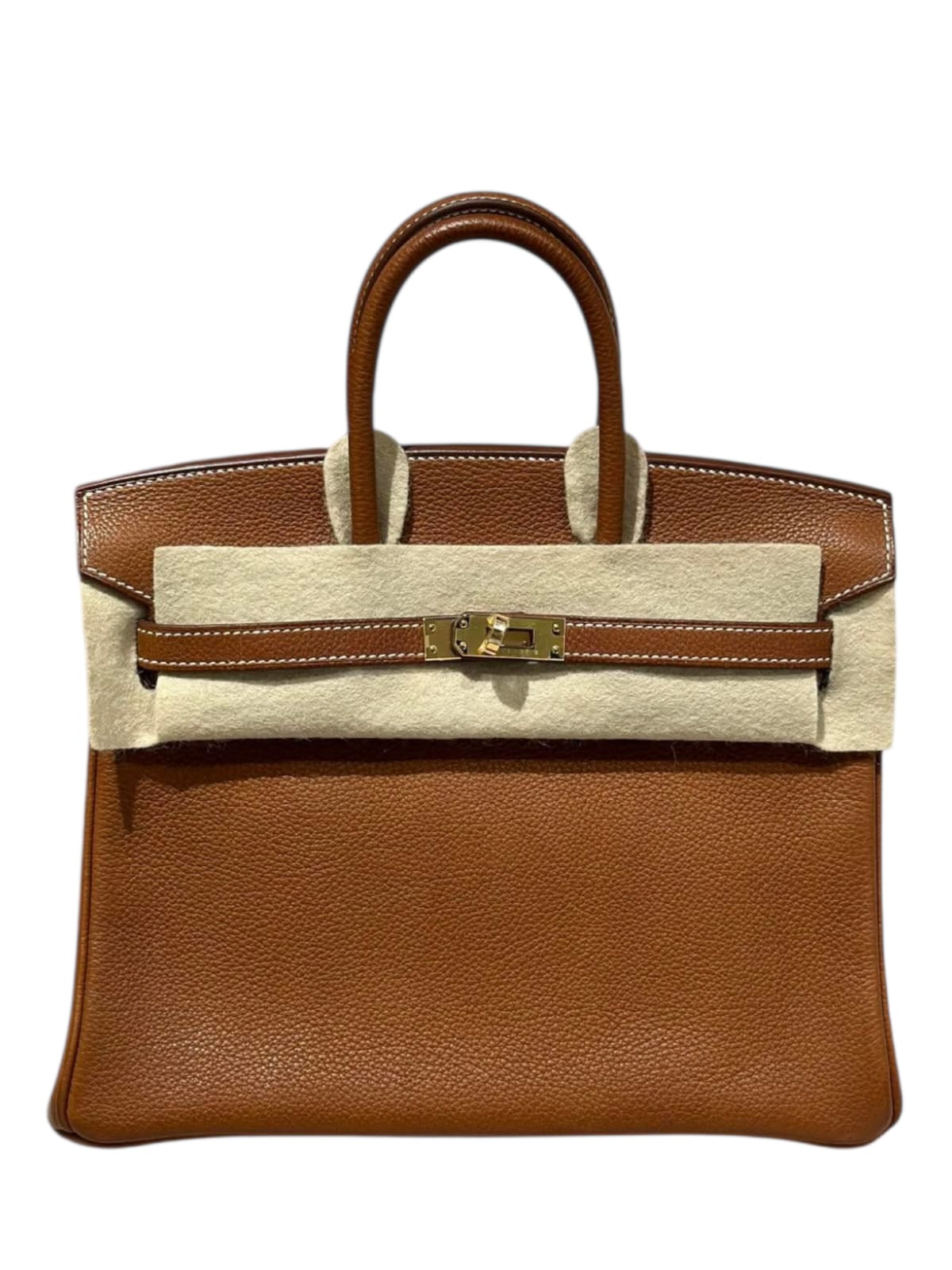 Hermes Birkin Retourne 25 Baenia Fauve GHW