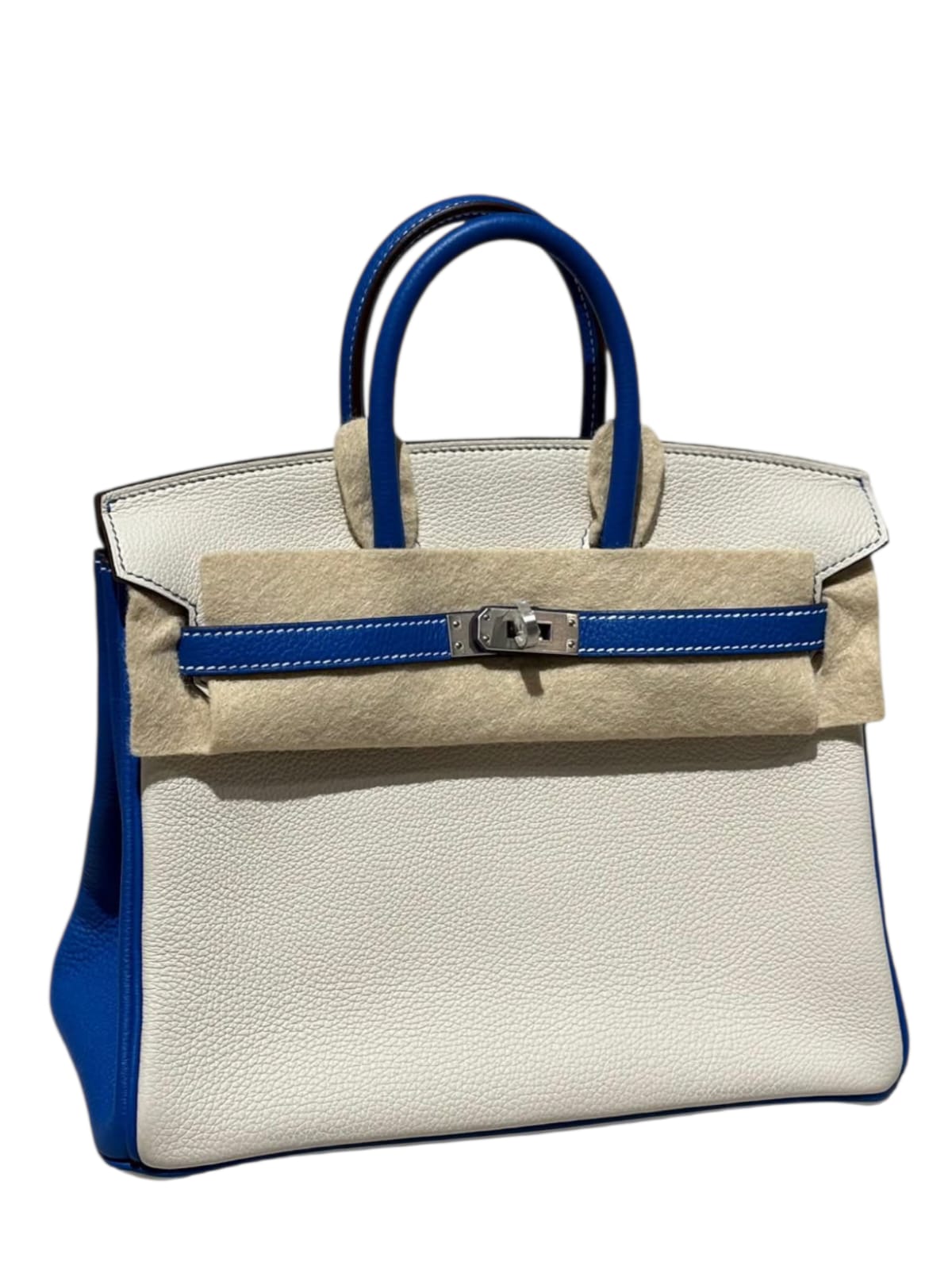 Hermes Birkin Retourne 25 HSS Craie Blue France Togo PHW