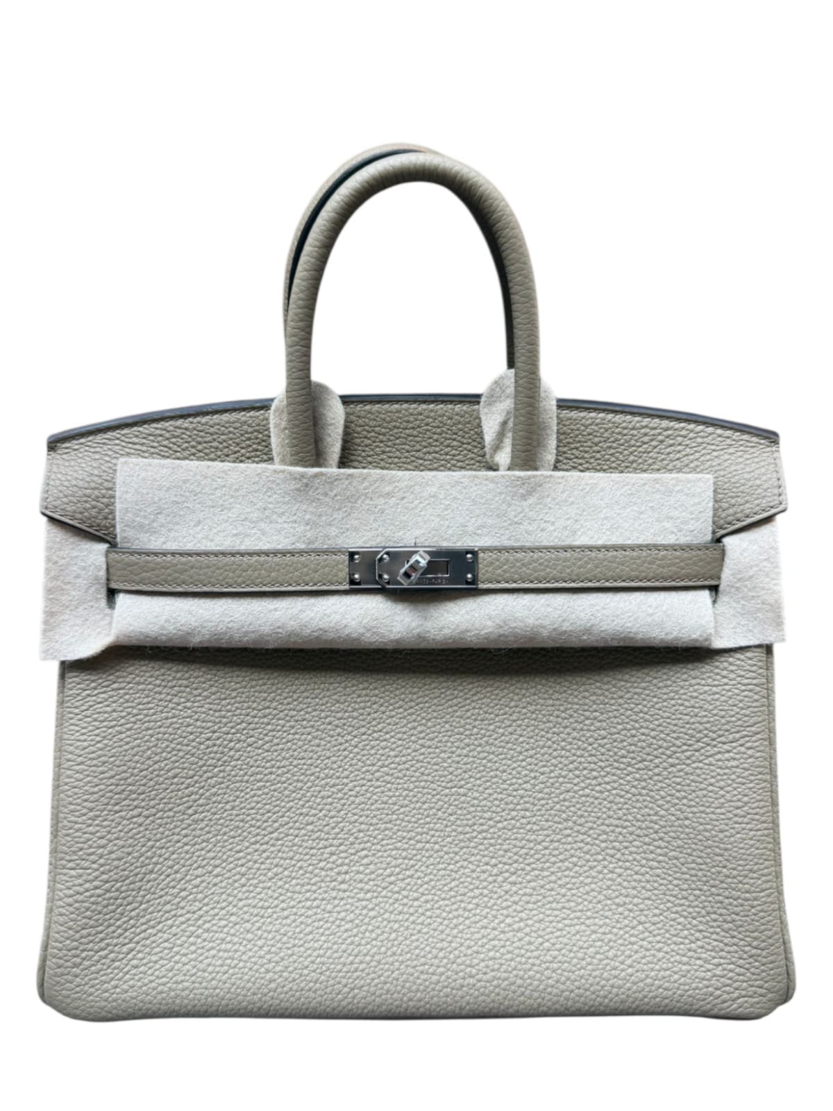 Hermes Birkin Retourne 25 Beige Marfa Togo PHW