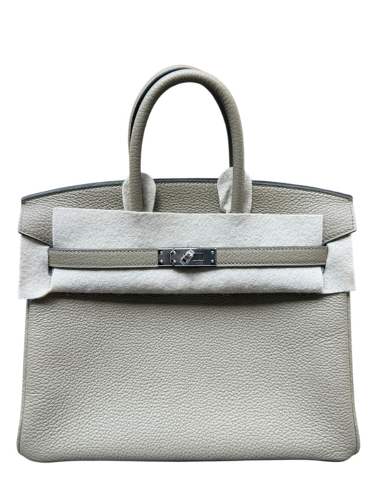 Hermes Birkin Retourne 25 Beige Marfa Togo PHW